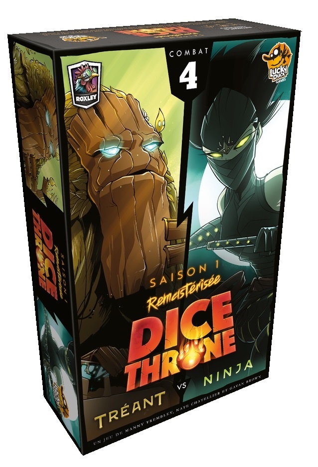 Lucky Duck Games Dice Throne Saison 1 - Combat 4 : Tréant VS Ninja