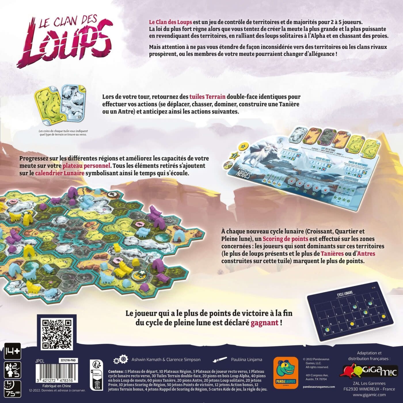 Pandasaurus Games Le Clan des Loups