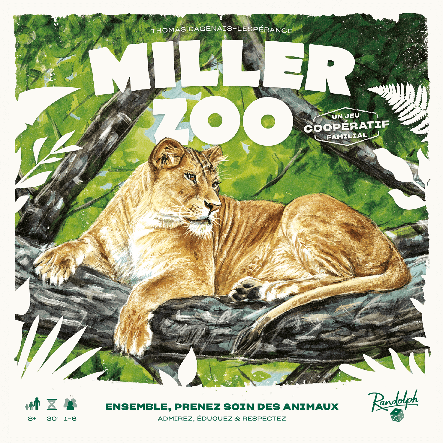 Randolph Miller Zoo - un jeu coopératif familial