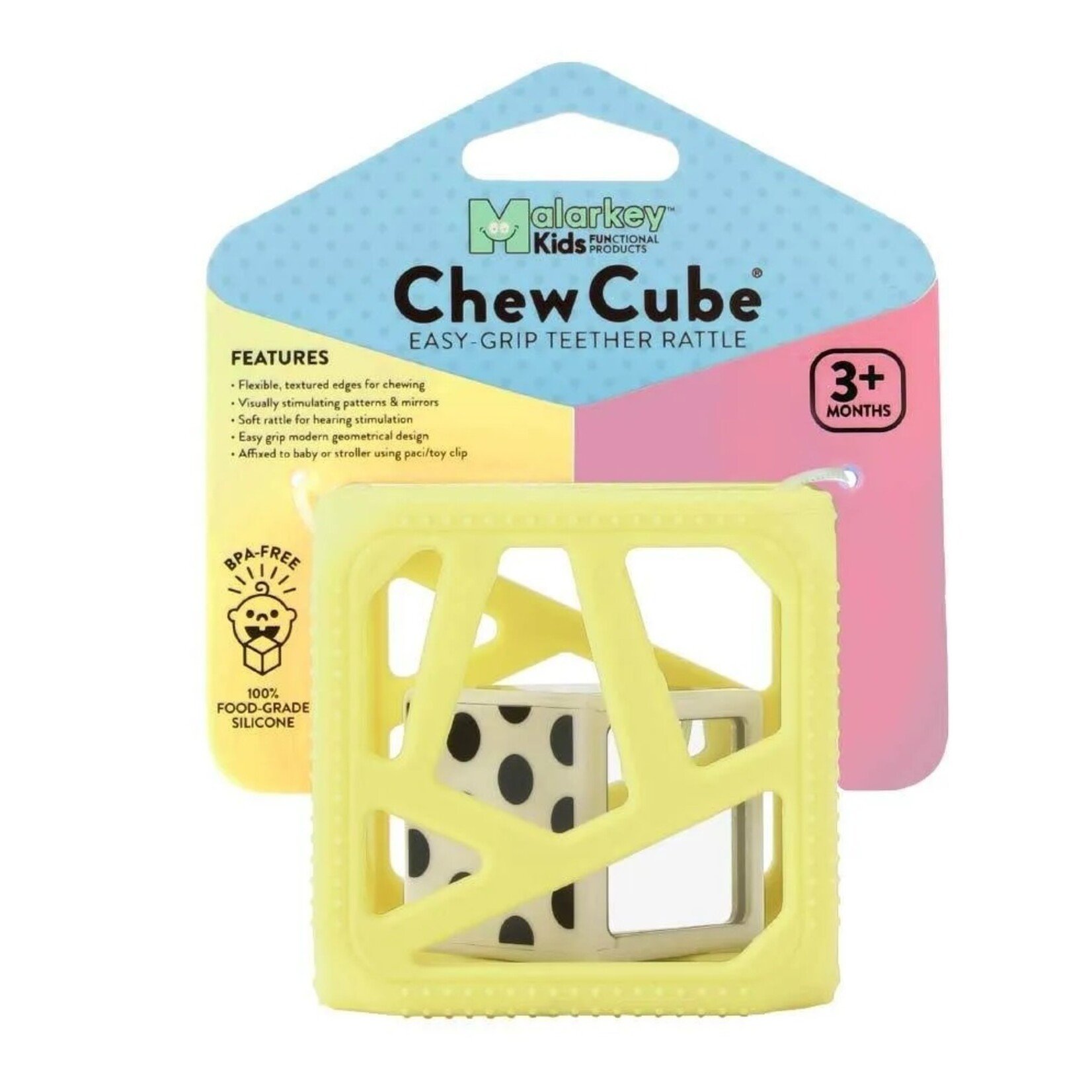 Malarkey Kids Chew Cube - Jaune