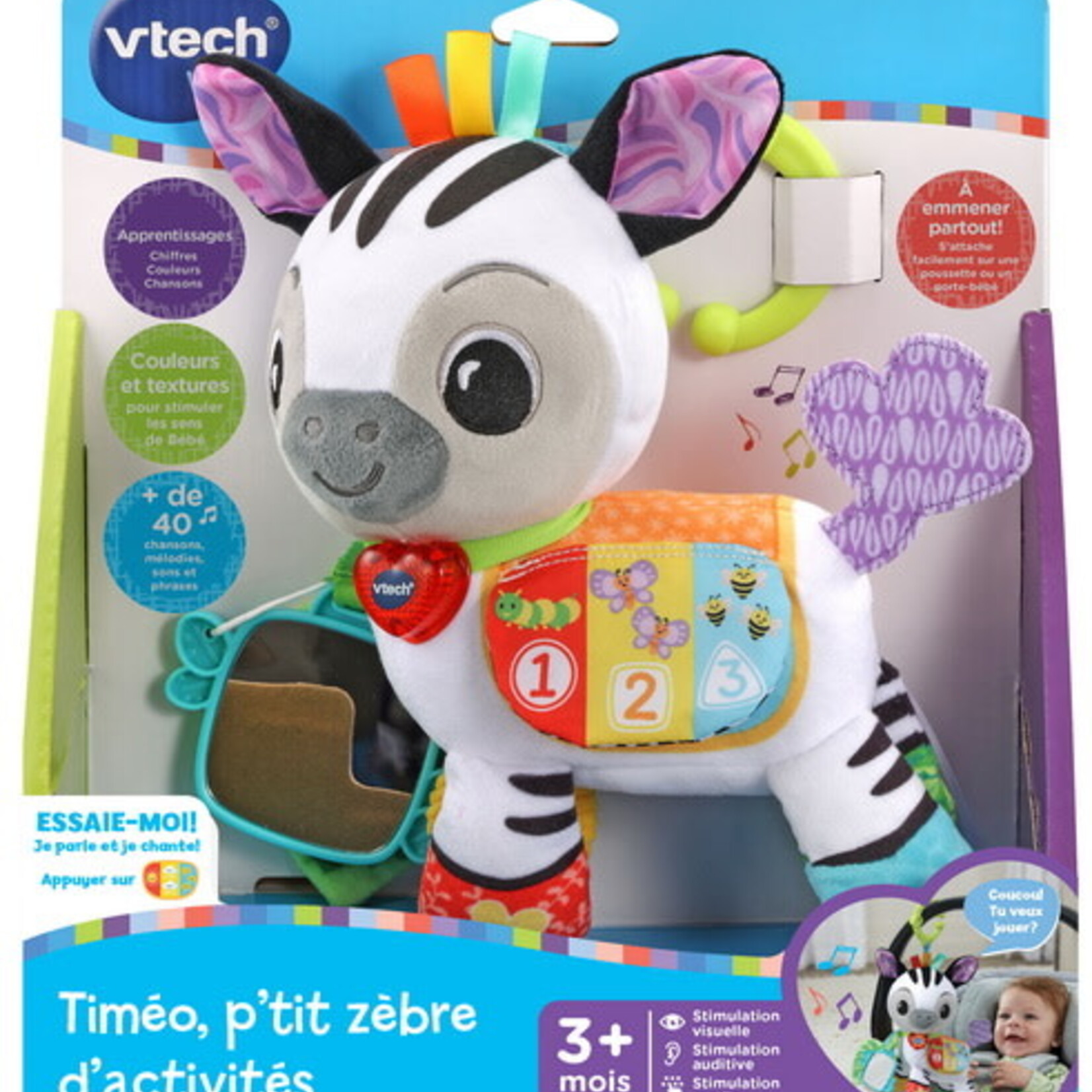 VTech VTech Baby - Timéo, p'tit zèbre d'activités