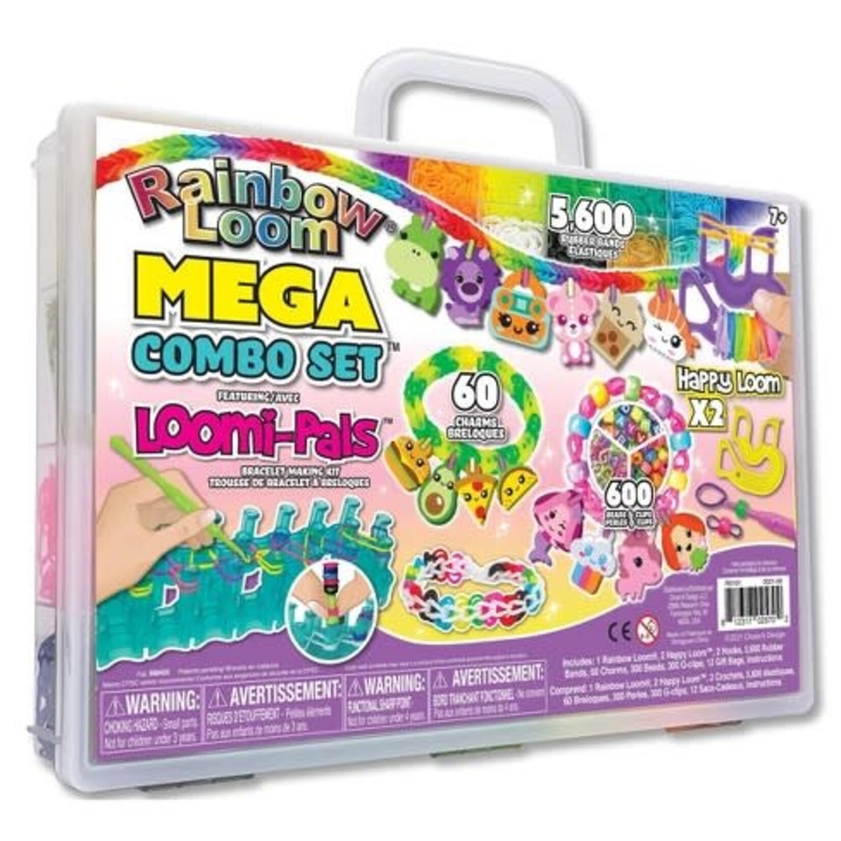 Rainbowloom Rainbow Loom - Mega combo set with Loomi-Pals