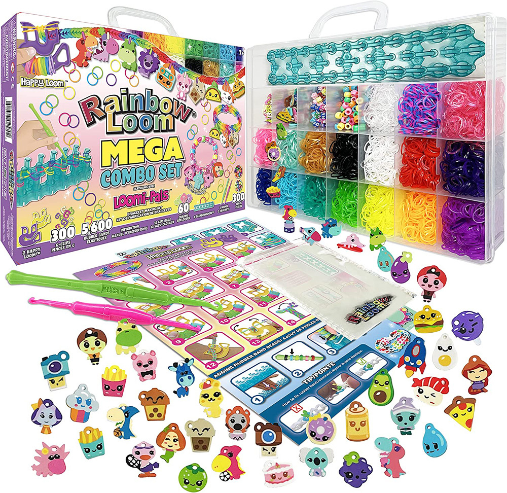Rainbowloom Rainbow Loom - Mega combo set with Loomi-Pals