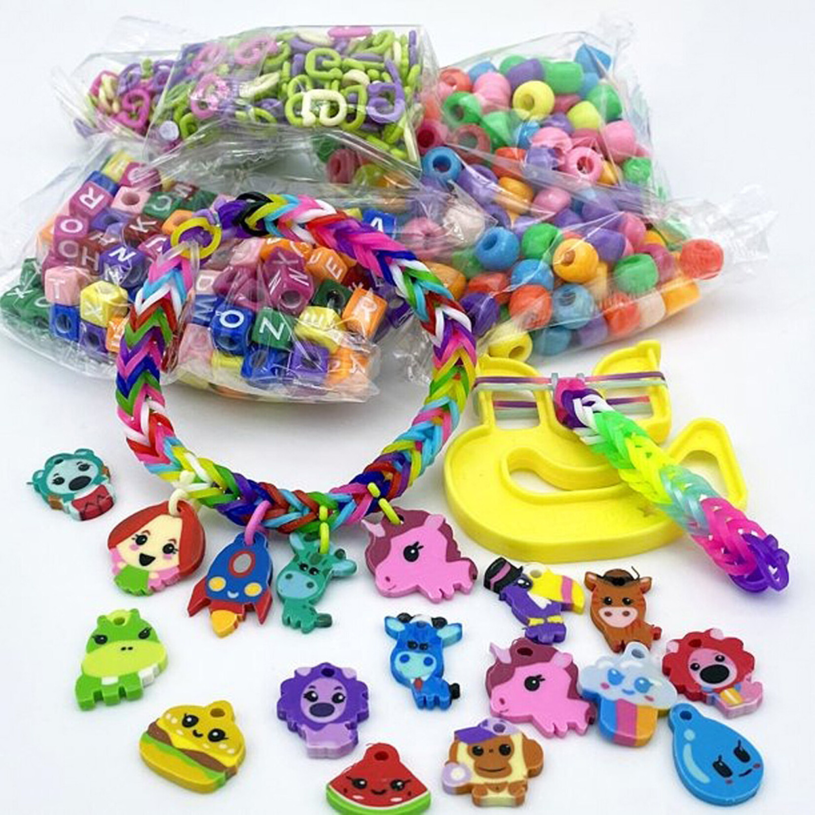 Rainbowloom Rainbow Loom - Mega combo set with Loomi-Pals