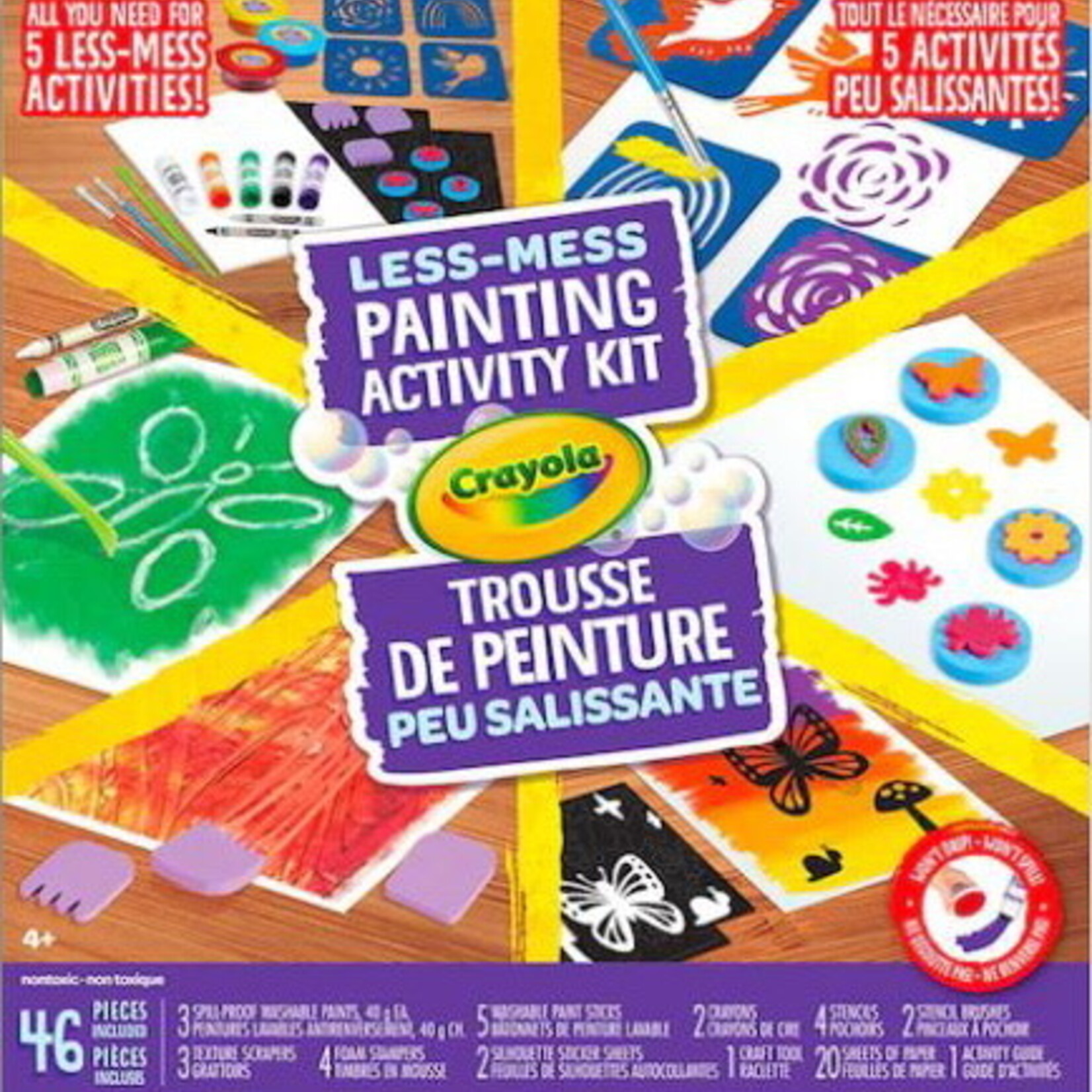 Crayola Crayola trousse de peinture peu salissante