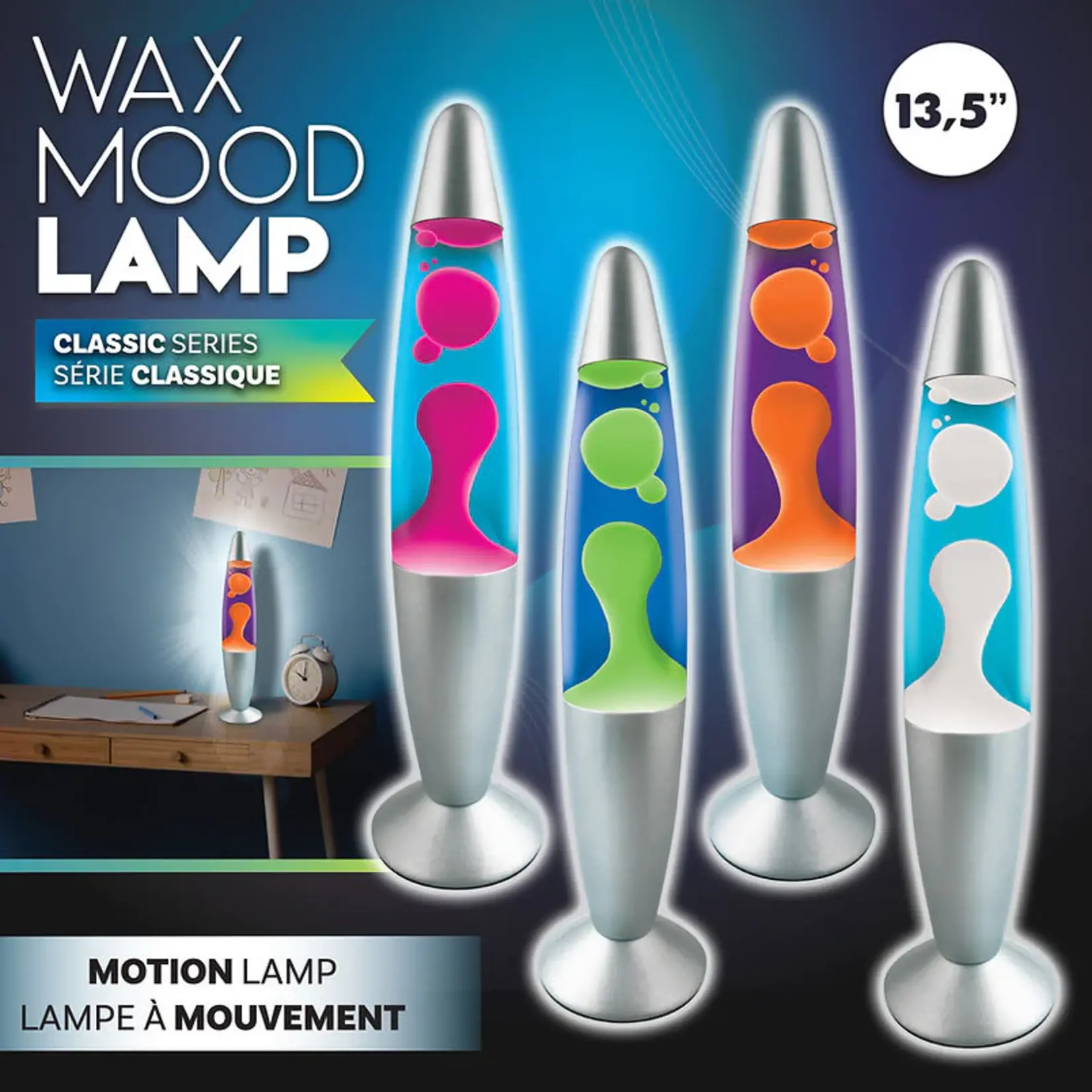 Ricochet Wax Mood Lamp Wave 2 - Vert/Bleu