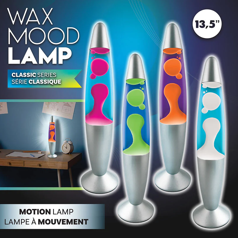 Ricochet Wax Mood Lamp Wave 2 - Vert/Bleu