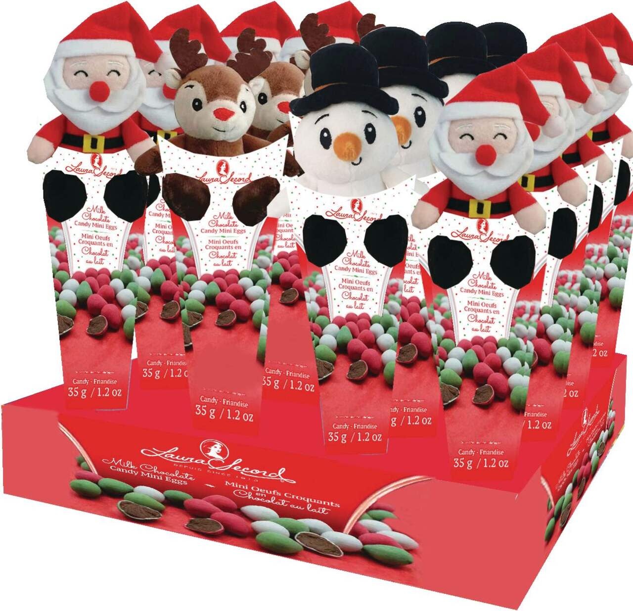 Laura Secord Laura Secord Mini Oeufs croquants en Chocolat au lait avec peluche