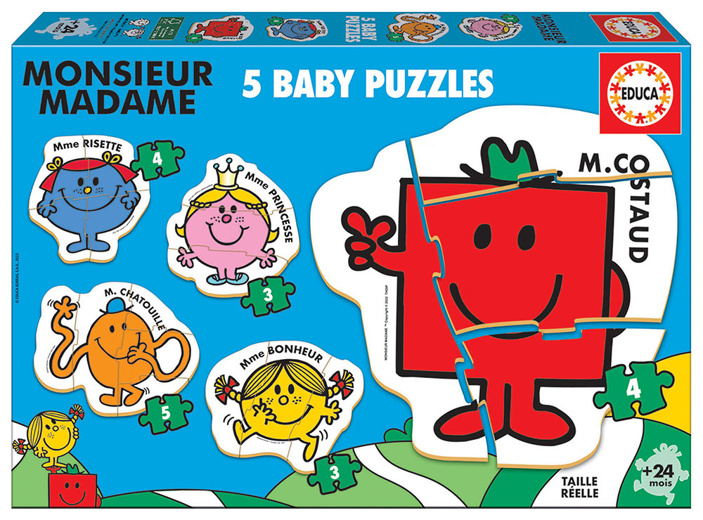 Educa Educa Baby Puzzles - Monsieur Madame