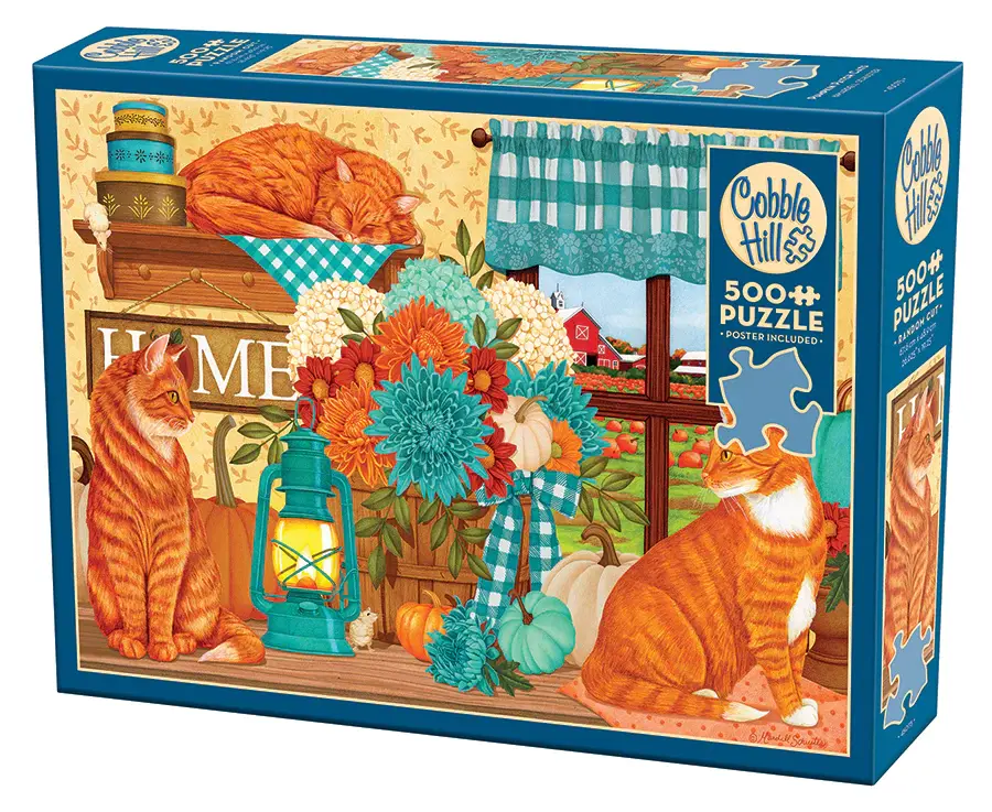 Cobble Hill Cobble Hill 500 - Pumpkin patch cats