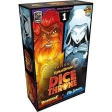 Lucky Duck Games Dice Throne Saison 1 - Combat 1 (Barbare vs Elfe lunaire)