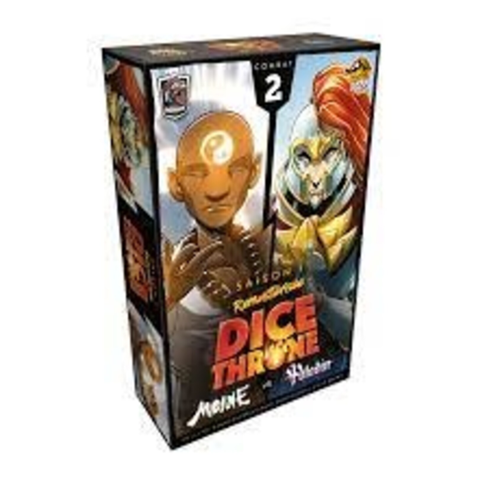 Lucky Duck Games Dice Throne Saison 1 - Combat 2 (Moine vs Paladin)