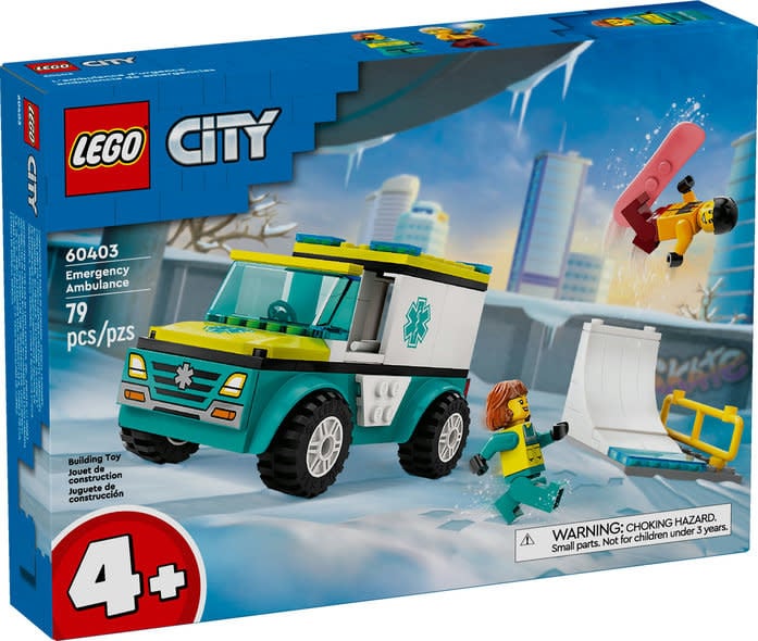 Lego Lego 60403 City - L’ambulance d’urgence et le surfeur des neiges