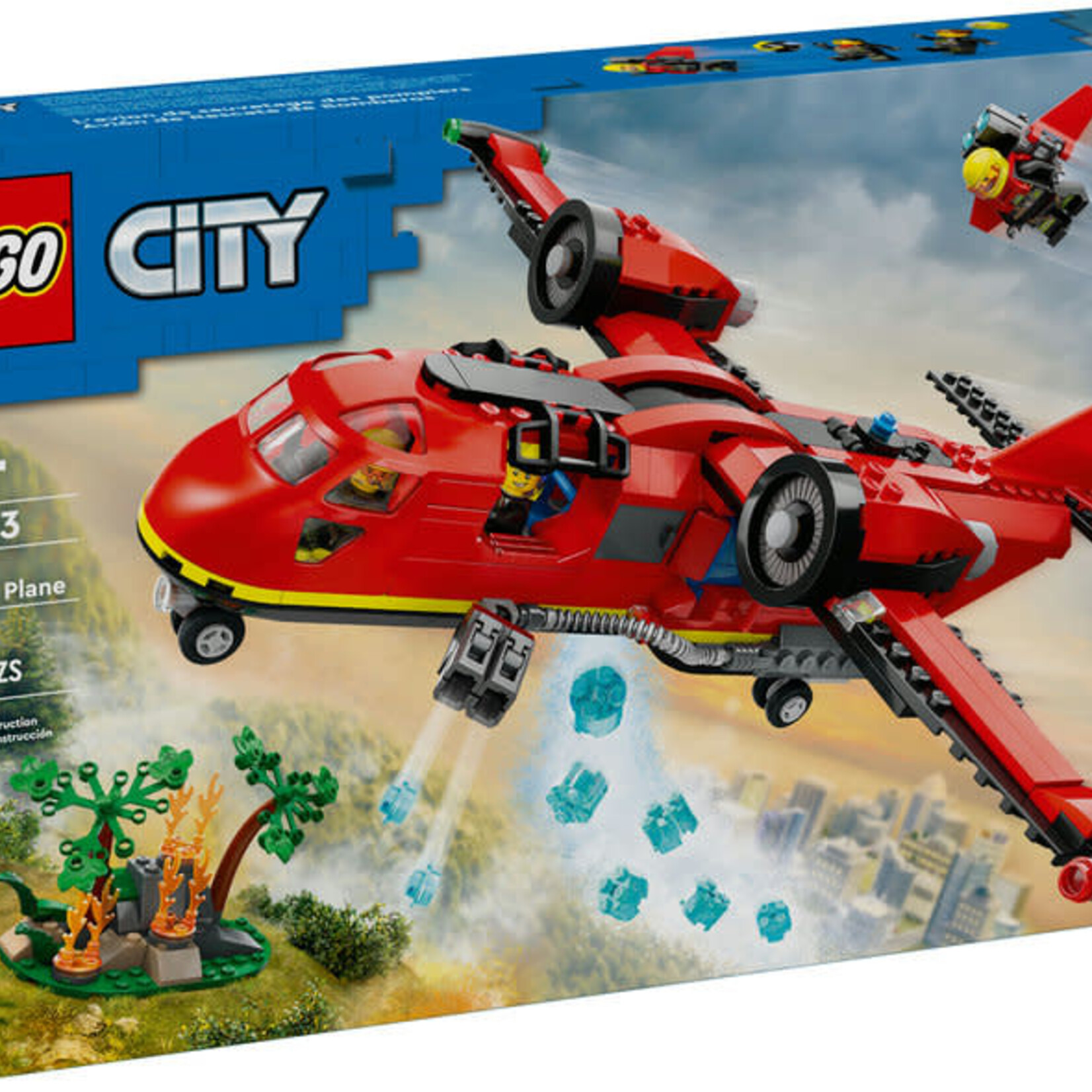 Lego Lego 60413 City - L’avion de sauvetage des pompiers