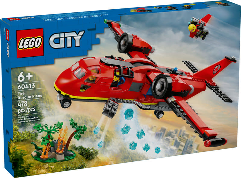 Lego Lego 60413 City - L’avion de sauvetage des pompiers