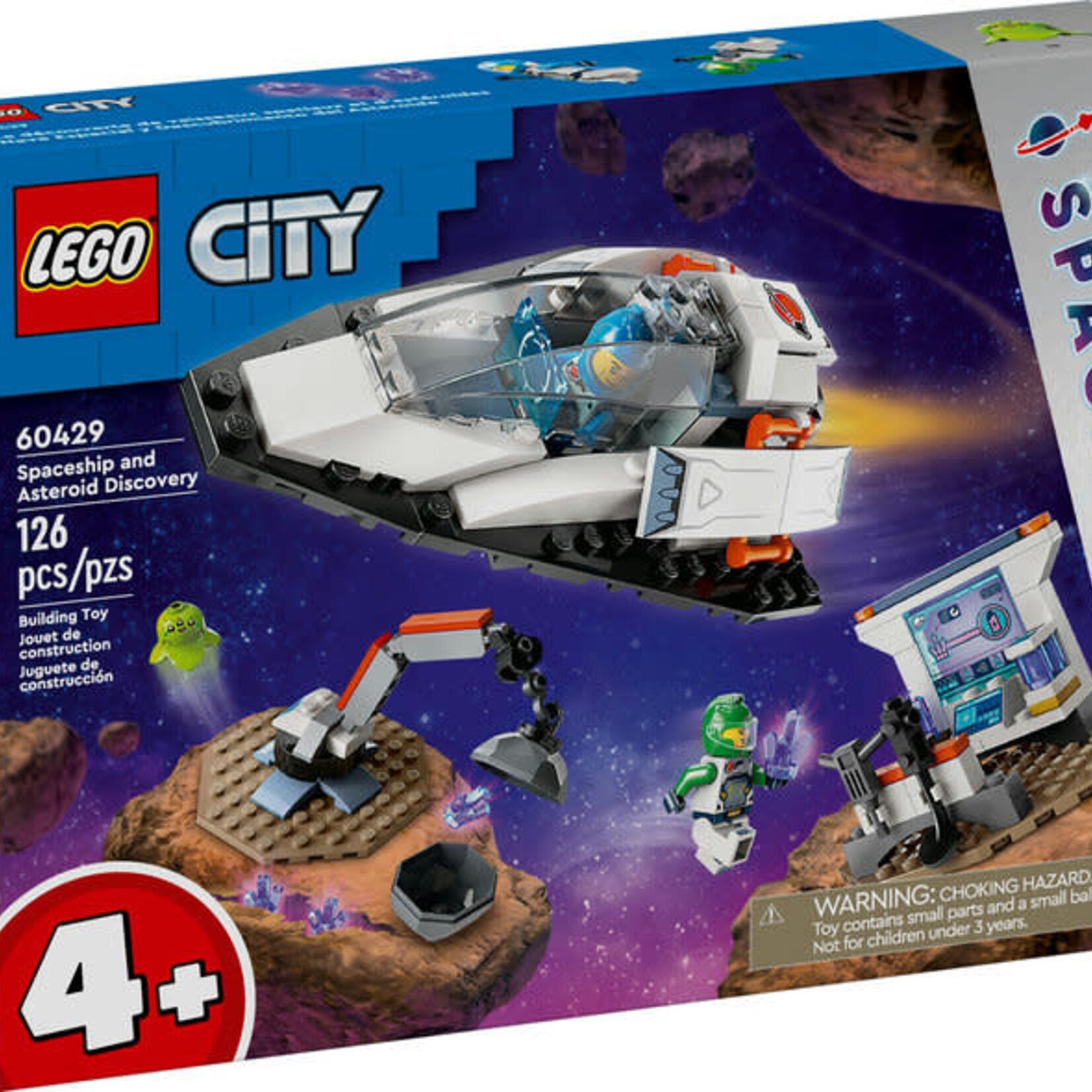 Lego Lego 60429 City - La découverte de vaisseaux spatiaux et d'astéroïdes