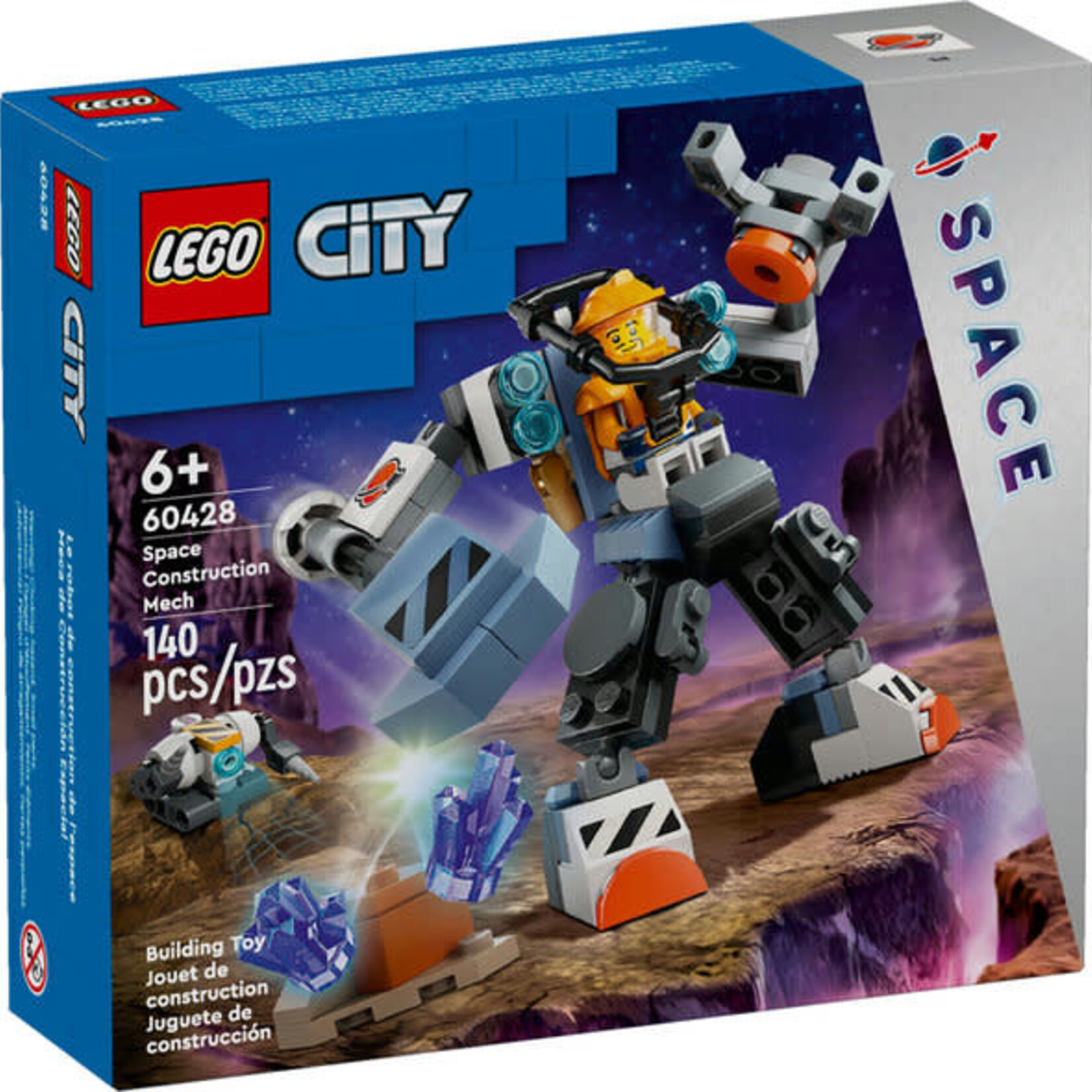 Lego Lego 60428 City - Le robot de construction de l'espace