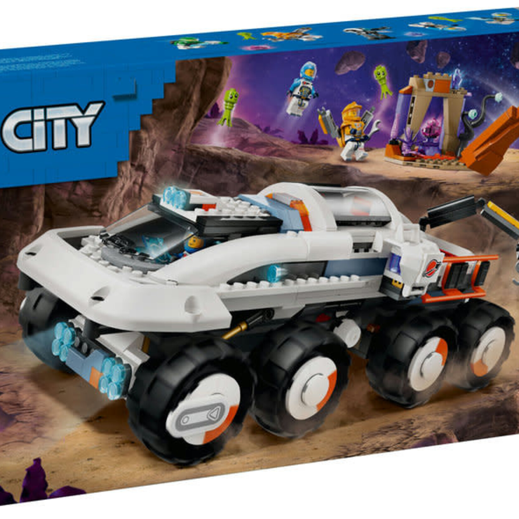 Lego Lego 60432 City - Le véhicule astromobile télécommandé et la grue de chargement