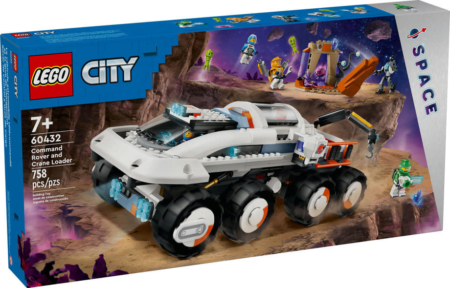 Lego Lego 60432 City - Le véhicule astromobile télécommandé et la grue de chargement