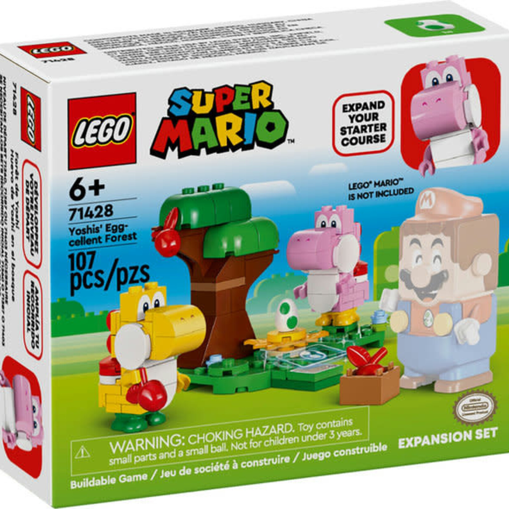 Lego Lego 71428 Super Mario - Ensemble d’extension Forêt de Yoshi