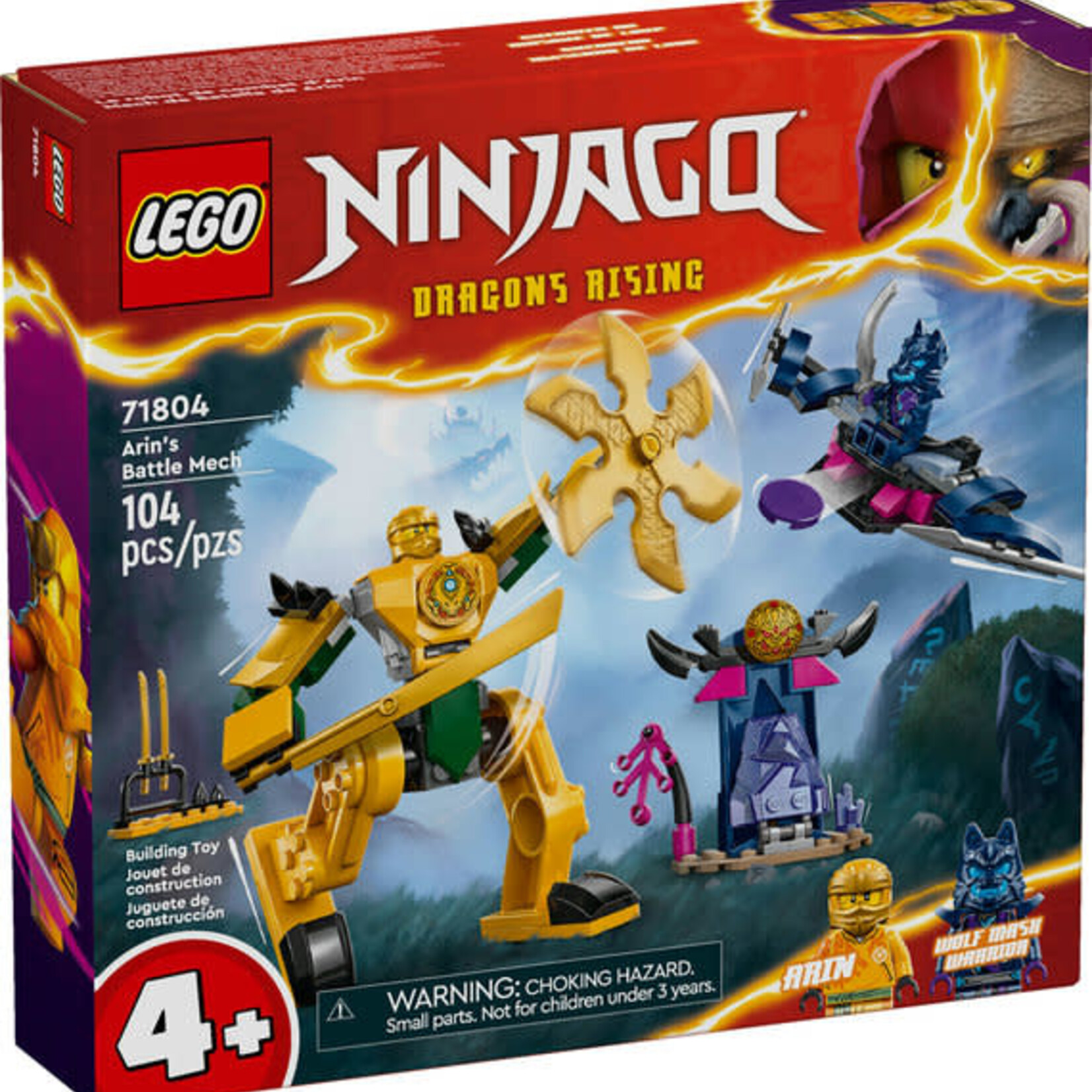 Lego Lego 71804 Ninjago - Le robot de combat d’Arin