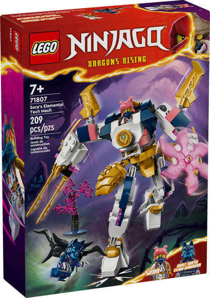 Lego Lego 71807 Ninjago - Le robot technique élémentaire de Sora