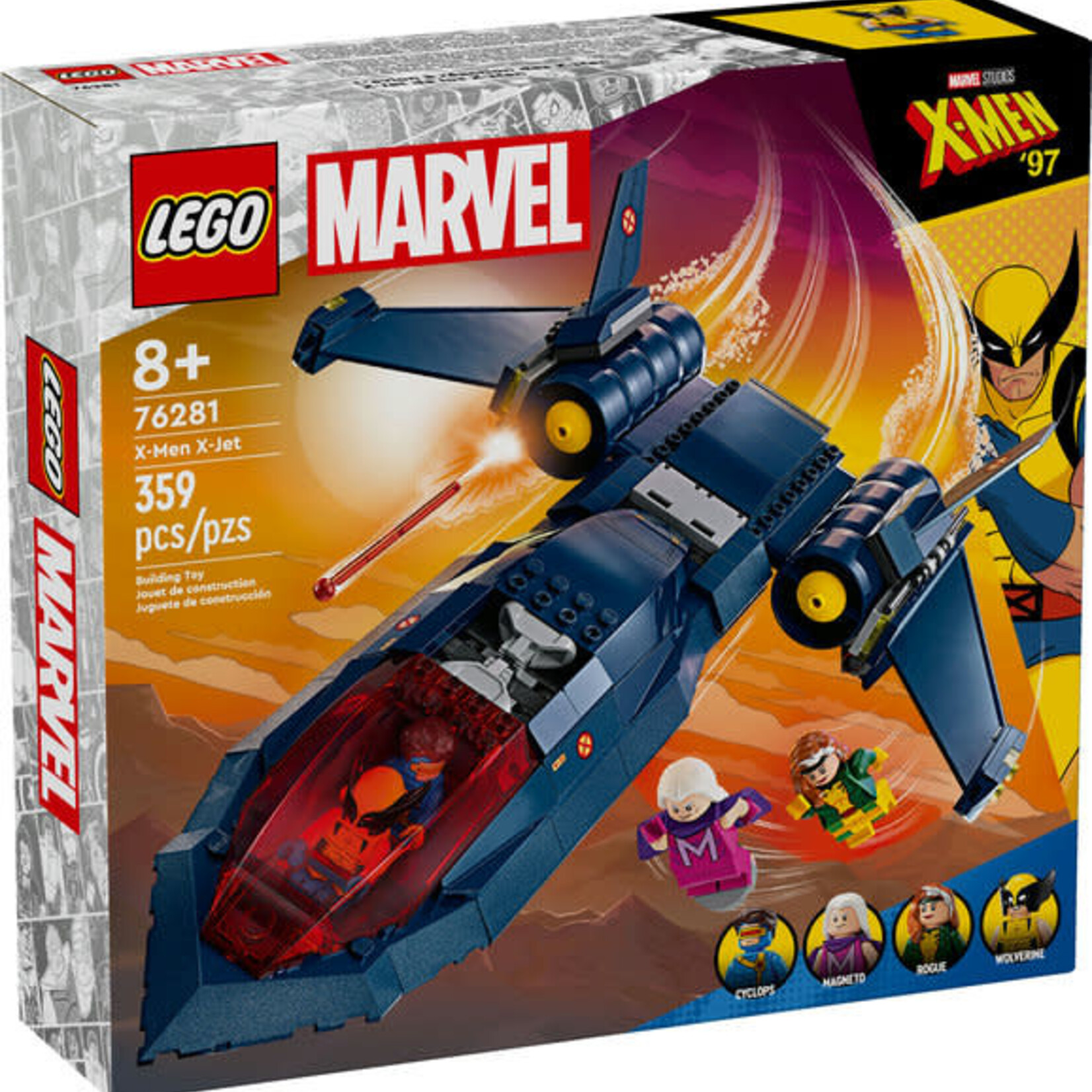 Lego Lego 76281 Marvel - L’avion à réaction des X-Men