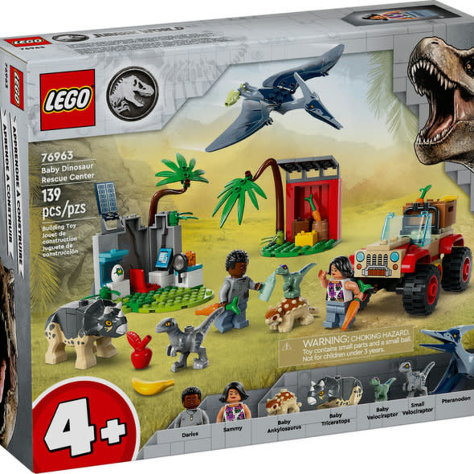 Lego Lego 76963 Jurassic World - Le centre de sauvetage des bébés dinosaures