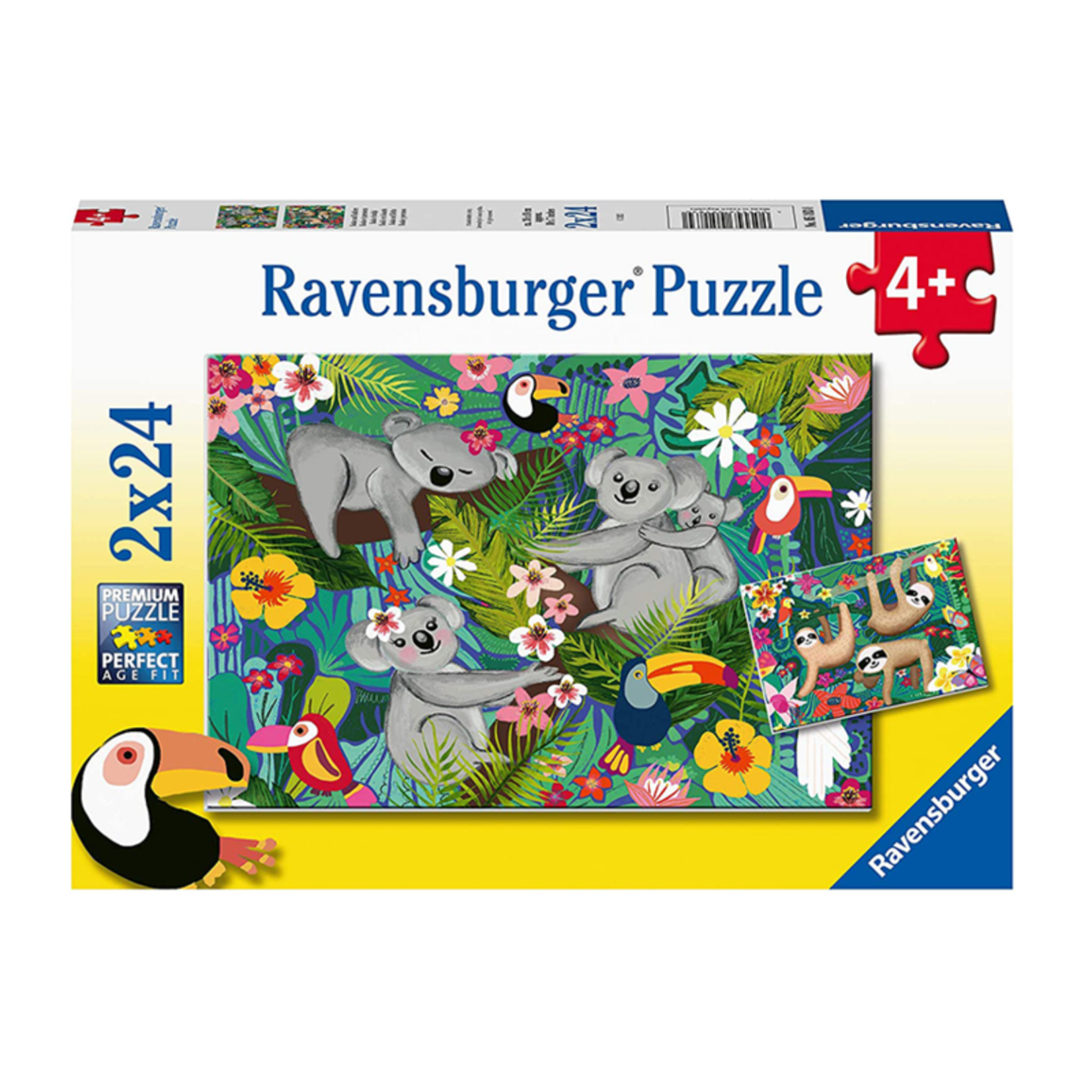 Ravensburger Ravens 2x24 - Koalas et Paresseux
