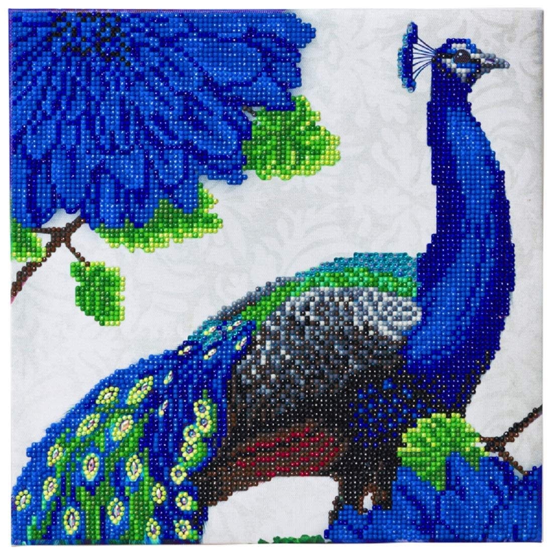 Craft Buddy Craft Buddy - Crystal Art - Flowering Peacock (30 x 30 cm)
