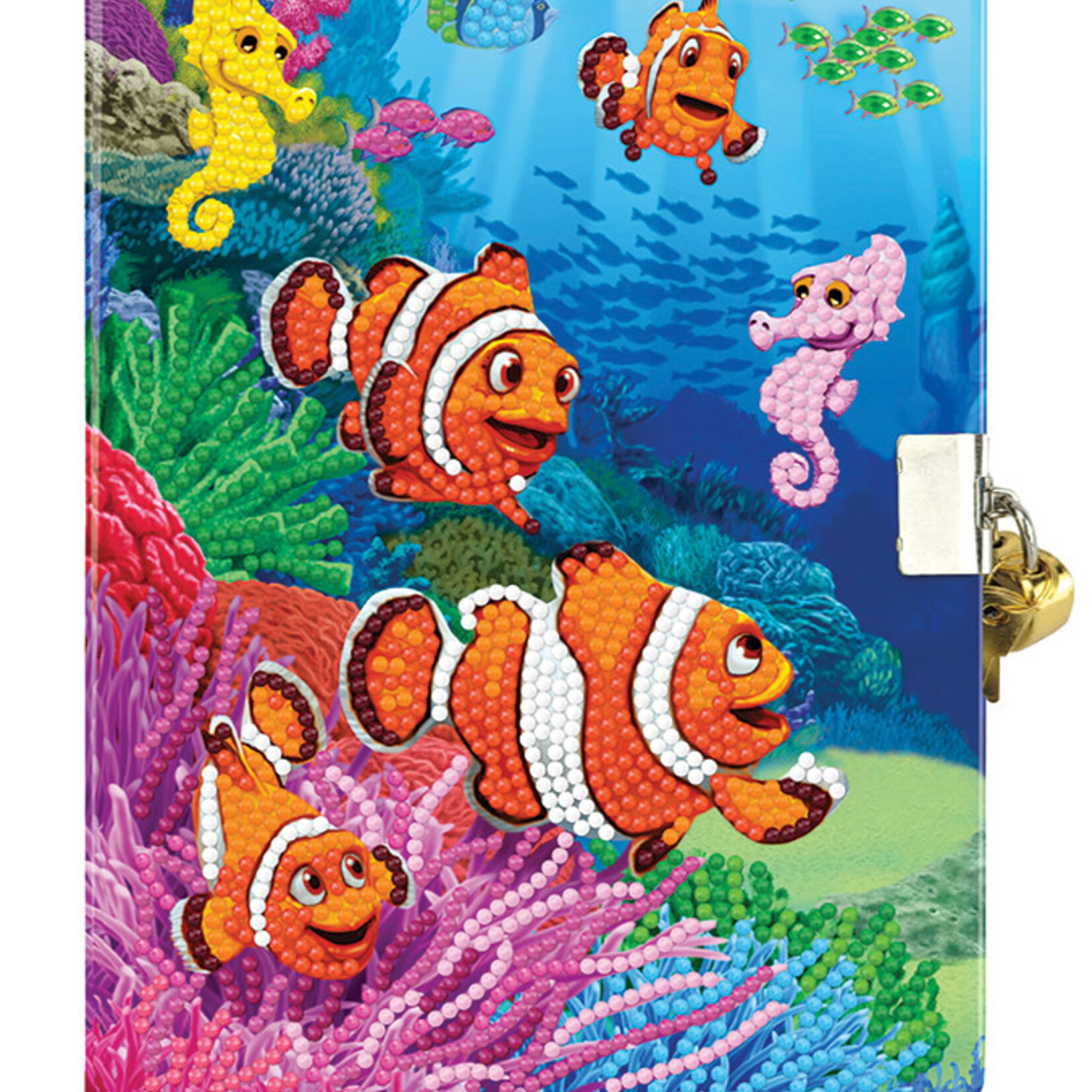 Craft Buddy *****Craft Buddy Carnet Secret à diamante - Fishy Greeting