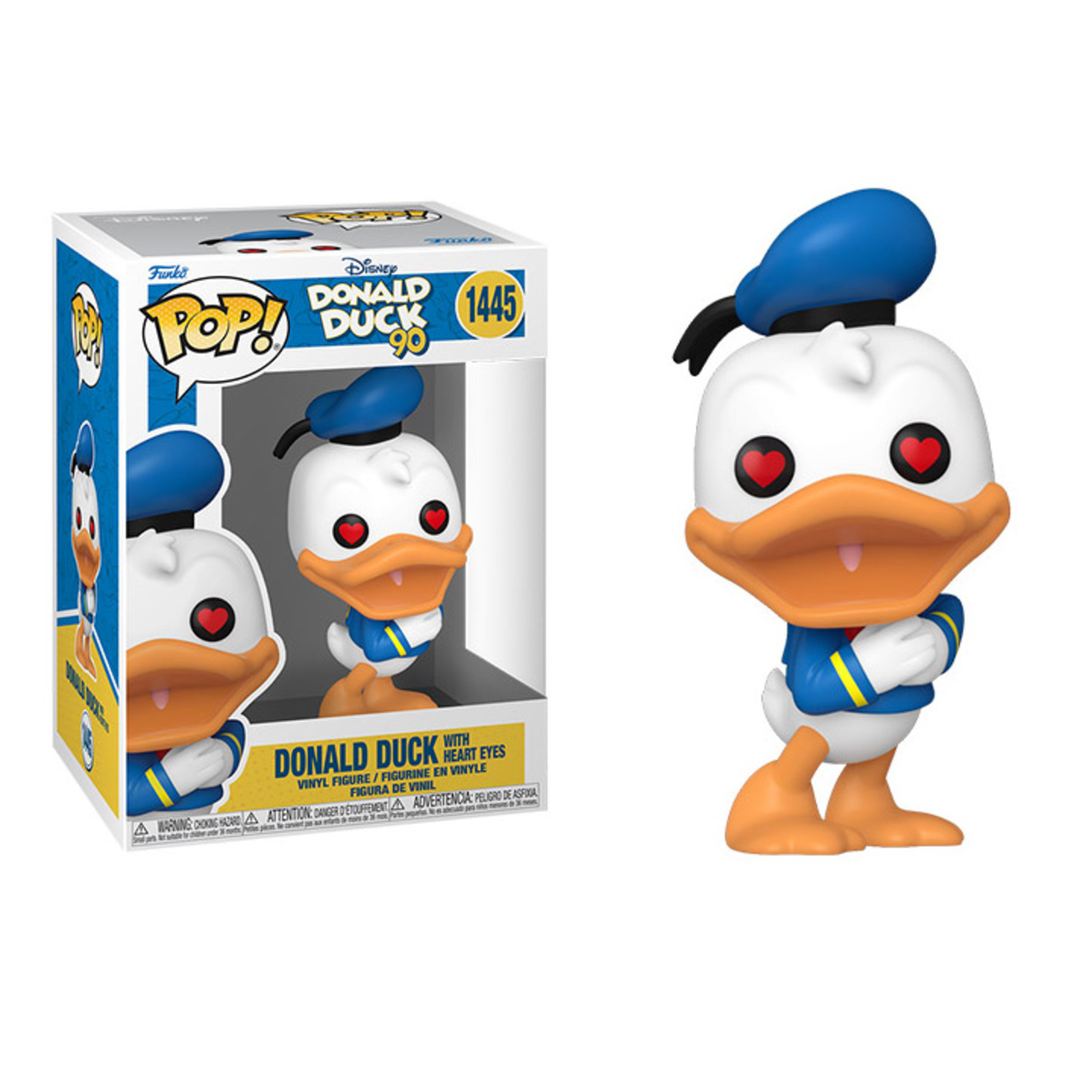 Funko Funko Pop! Donald Duck 90 ' 1445 - Donald Duck with Heart Eyes