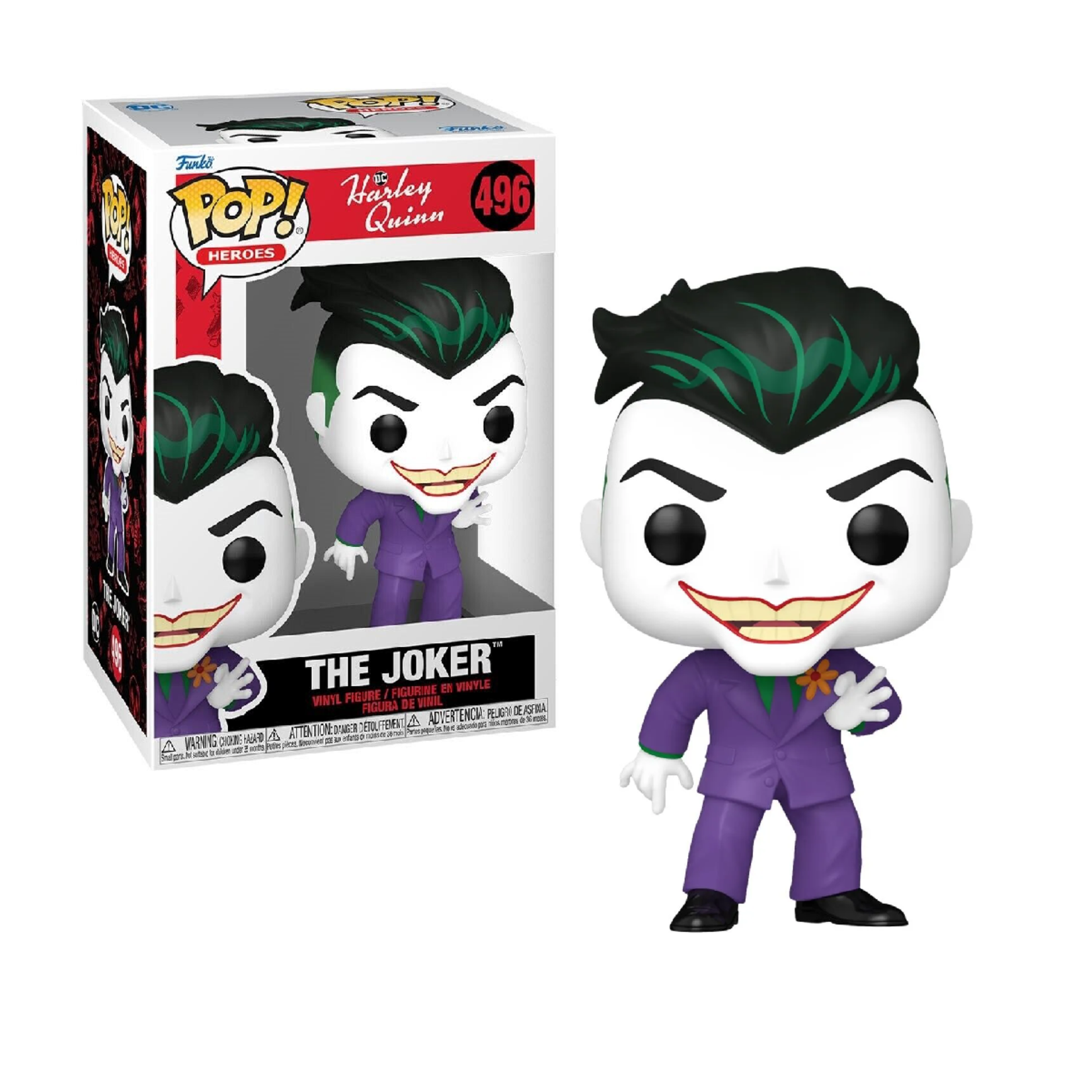 Funko Funko Pop! Heroes Harley Quinn 496 - The Joker