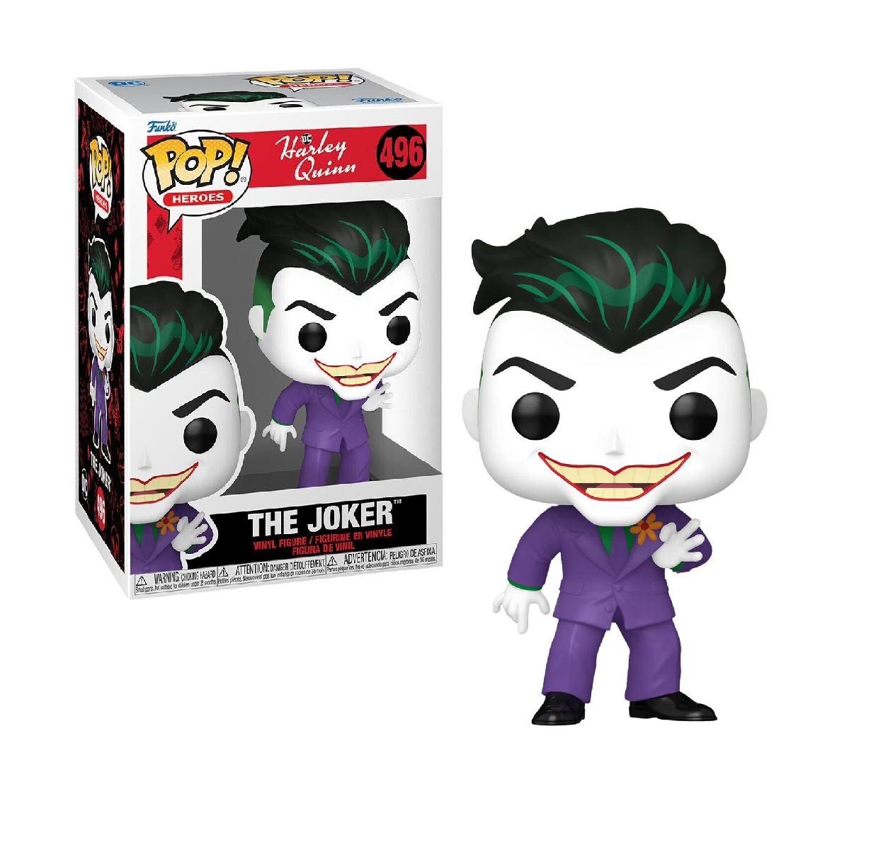 Funko Funko Pop! Heroes Harley Quinn 496 - The Joker
