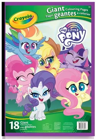 Crayola Crayola 18 pages géantes My little Pony