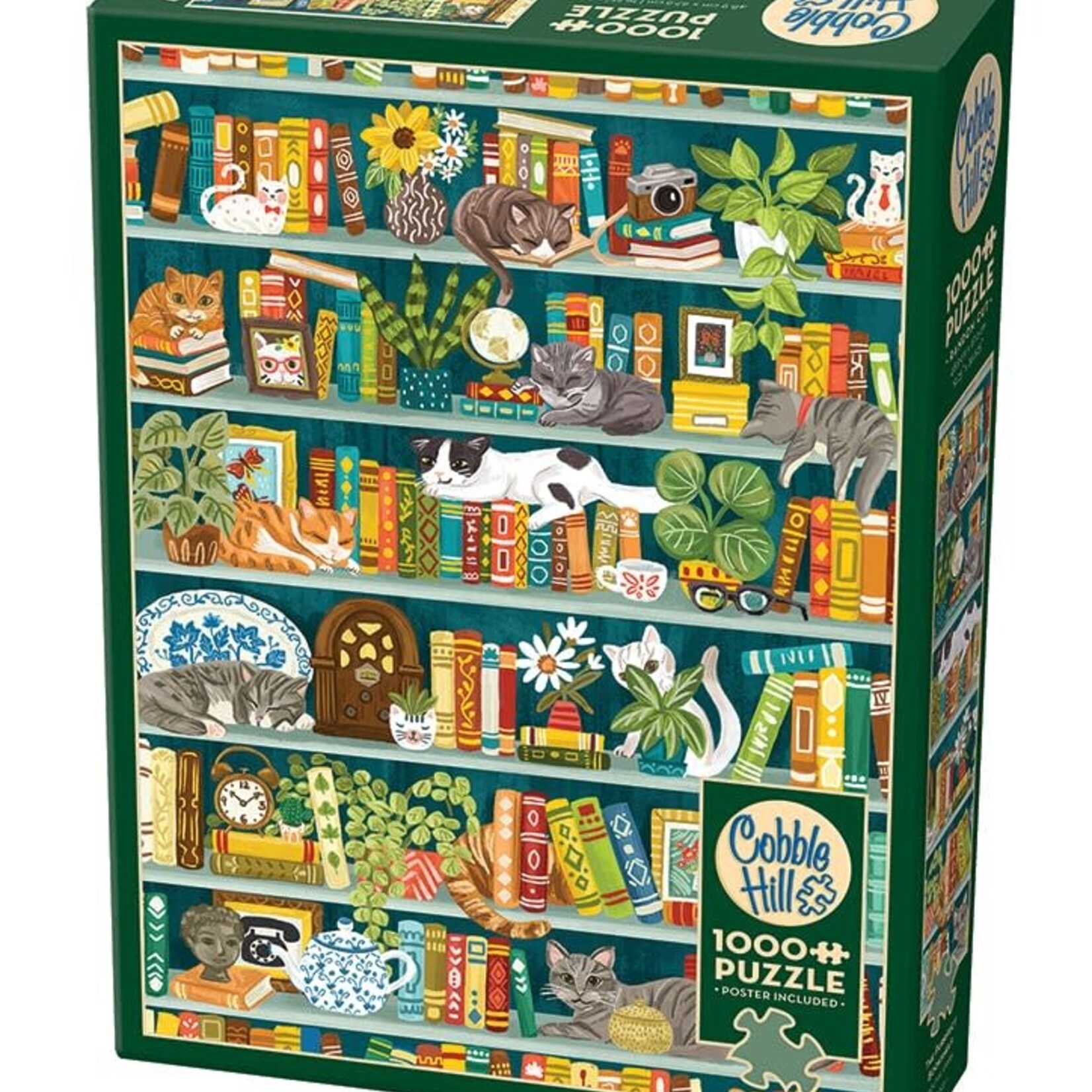 Cobble Hill Cobble Hill 1000 - The Purrfect Bookshelf