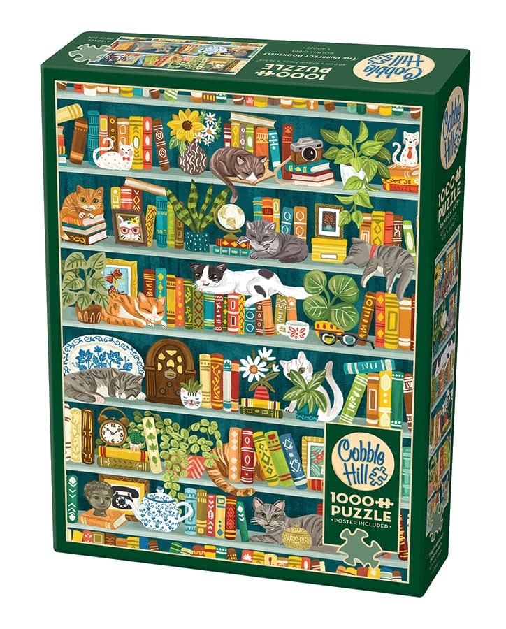 Cobble Hill Cobble Hill 1000 - The Purrfect Bookshelf