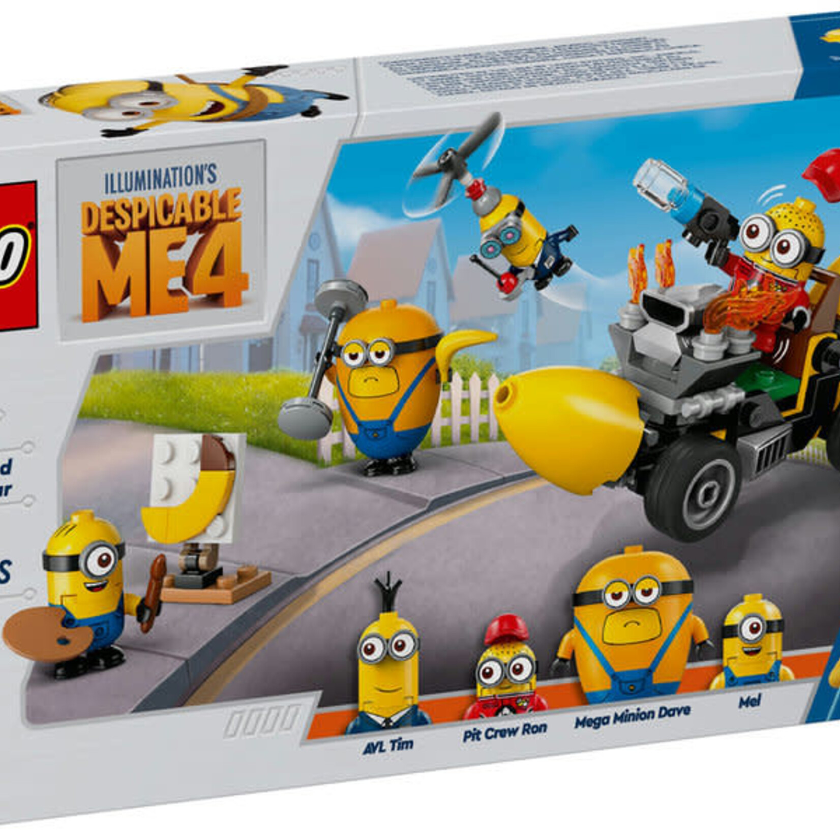 Lego Lego 75580 Despicable Me 4 - Les Minions et la voiture-banane