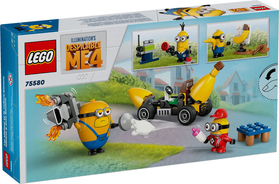 Lego Lego 75580 Despicable Me 4 - Les Minions et la voiture-banane