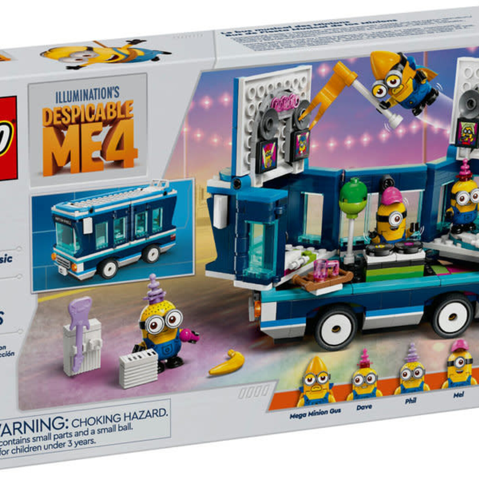 Lego Lego 75581 Despicable Me 4 - Le bus musical des Minions