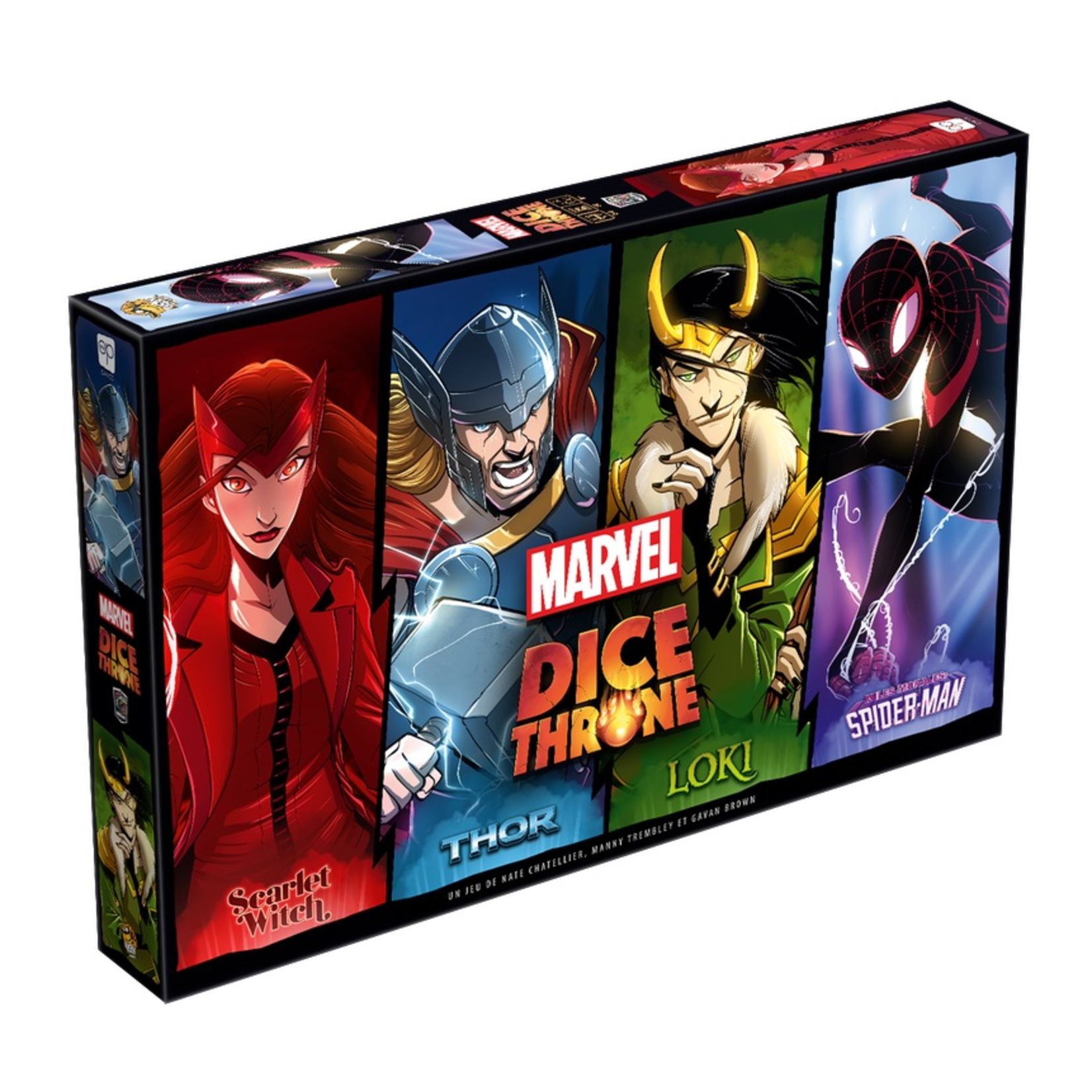 Lucky Duck Games Marvel Dice Throne - Scarlet Witch/Thor/Loki/Spider-Man VF