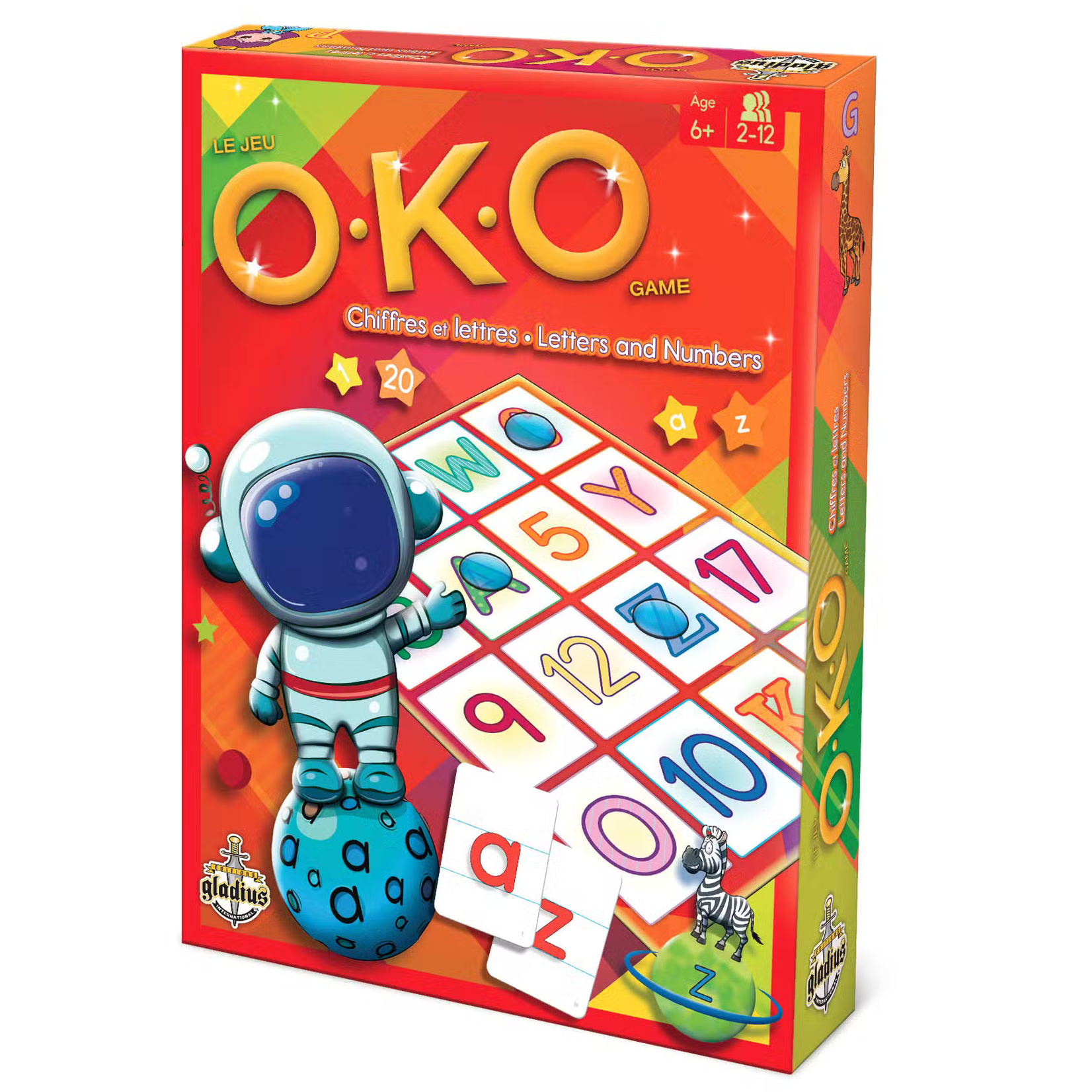 Gladius OKO - Chiffres et lettres