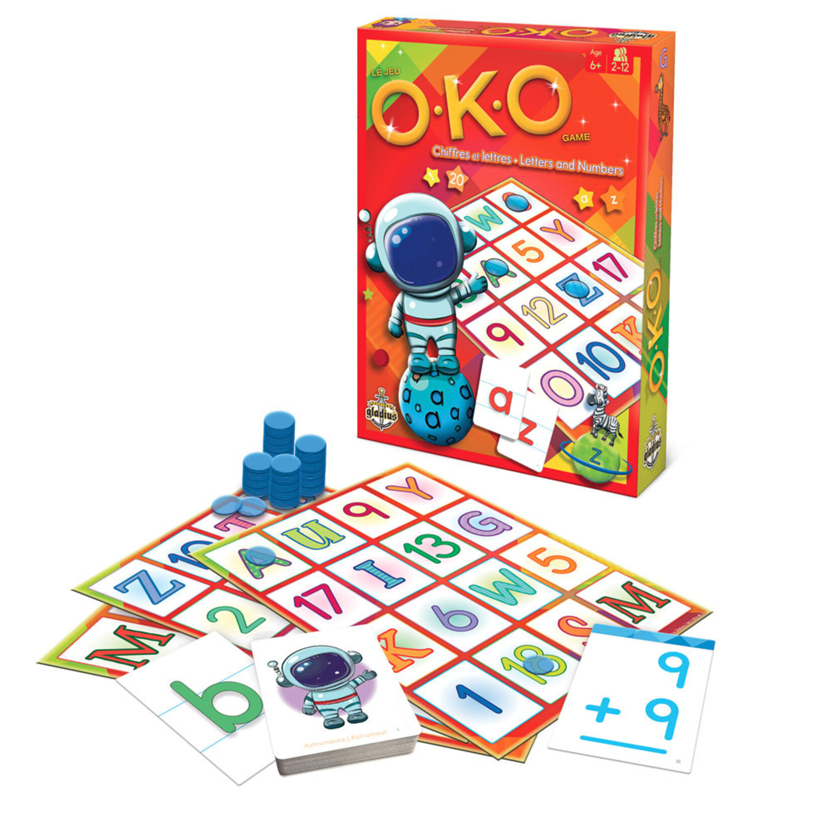 Gladius OKO - Chiffres et lettres