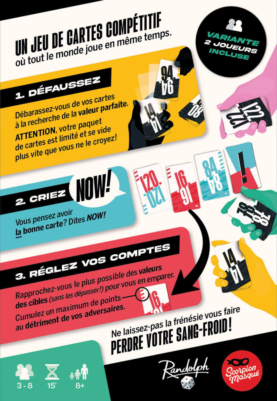 Randolph Now! à vos cartes, prêts, défaussez!