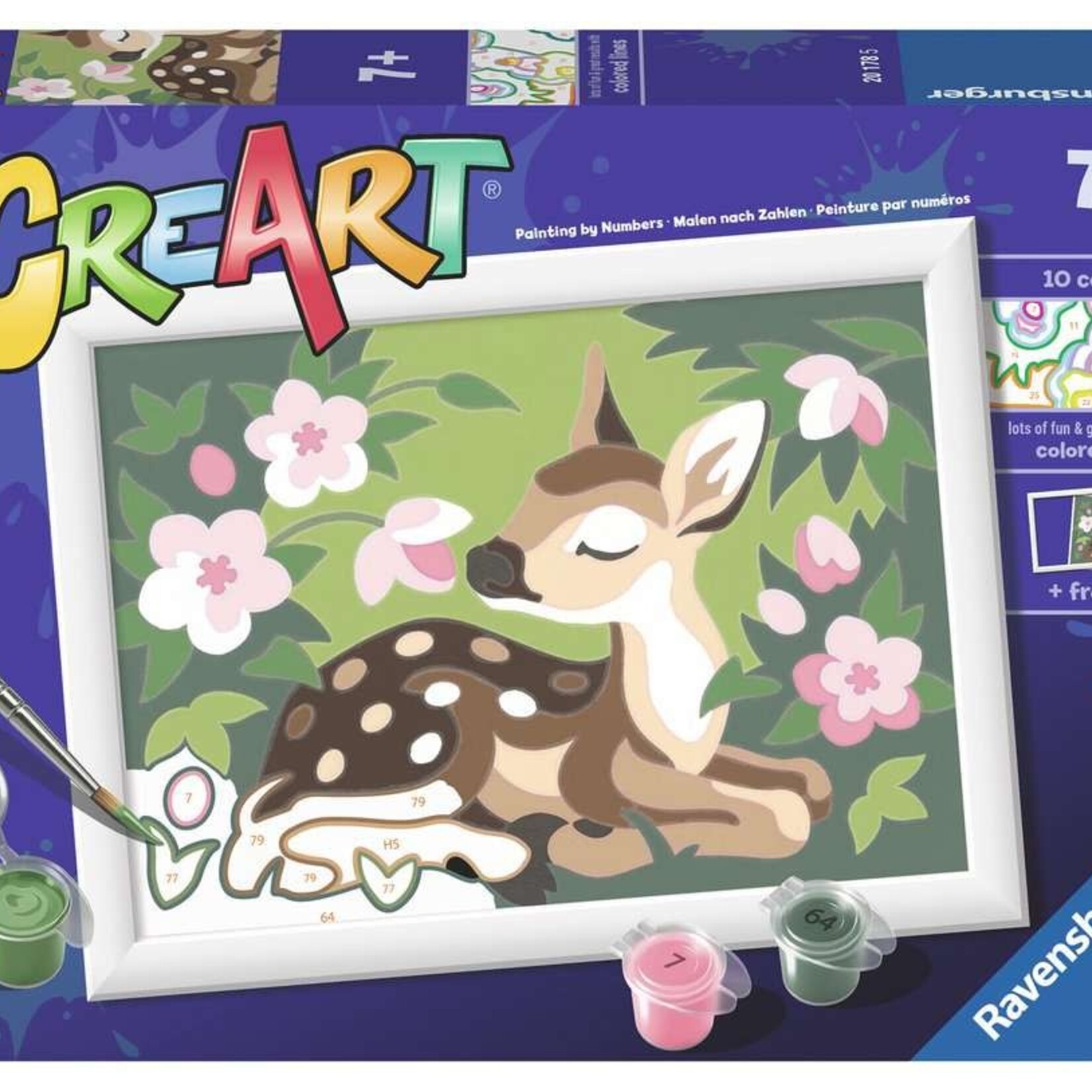 Ravensburger CreArt Peinture par numéros floral fawn