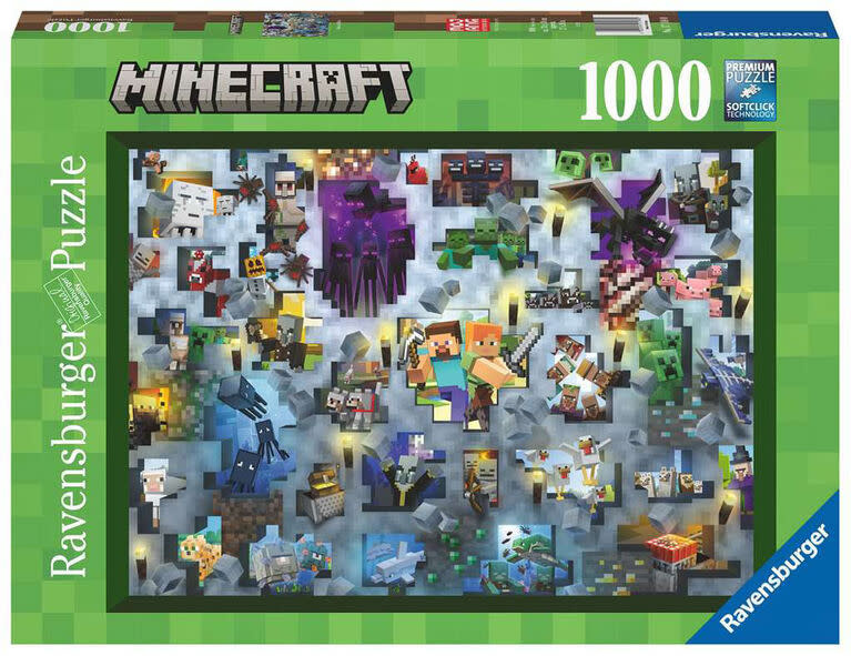 Ravensburger Ravens 1000 - Minecraft Mobs