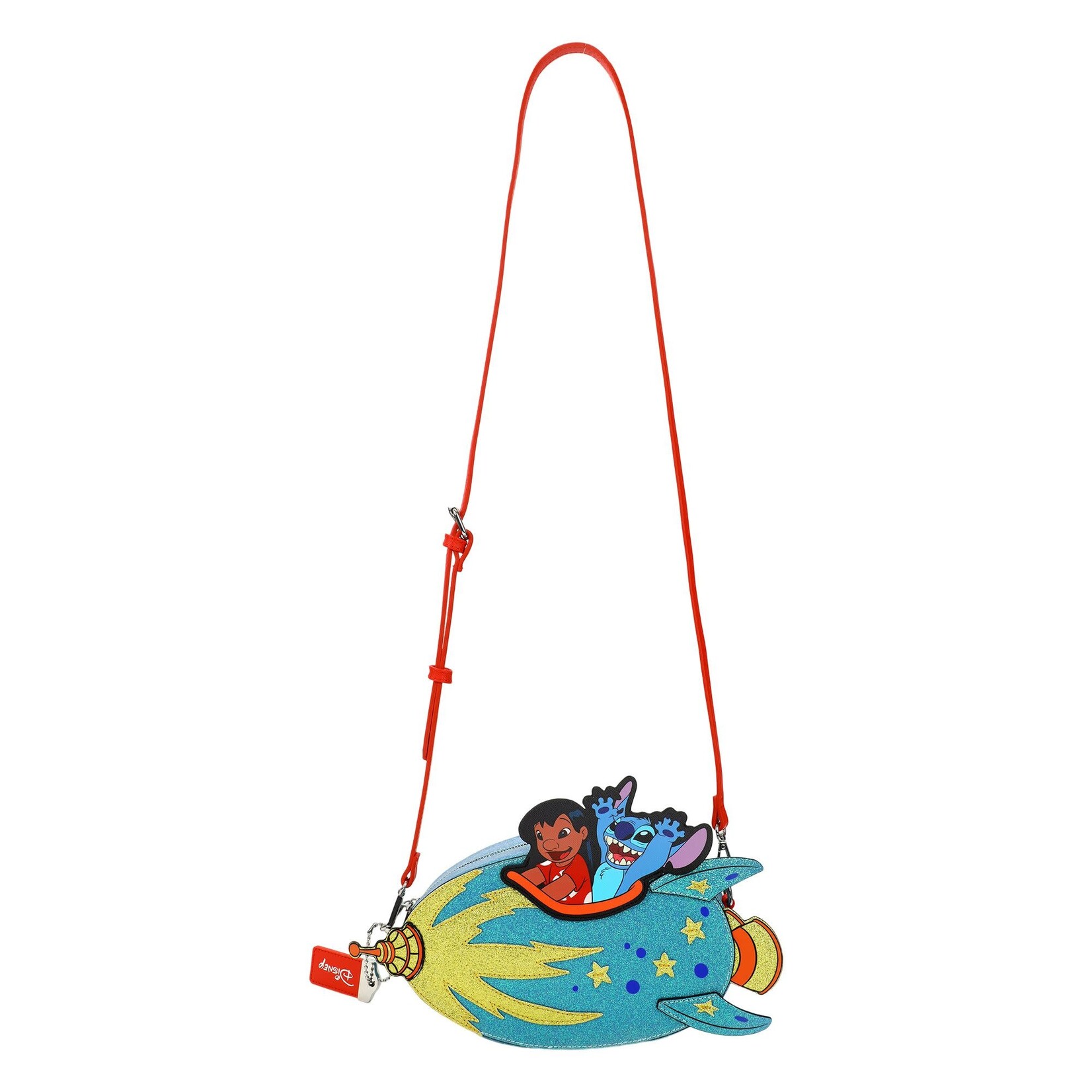 Bioworld Lilo & Stitch Sacochet - Spaceship with UV Print on Glitter