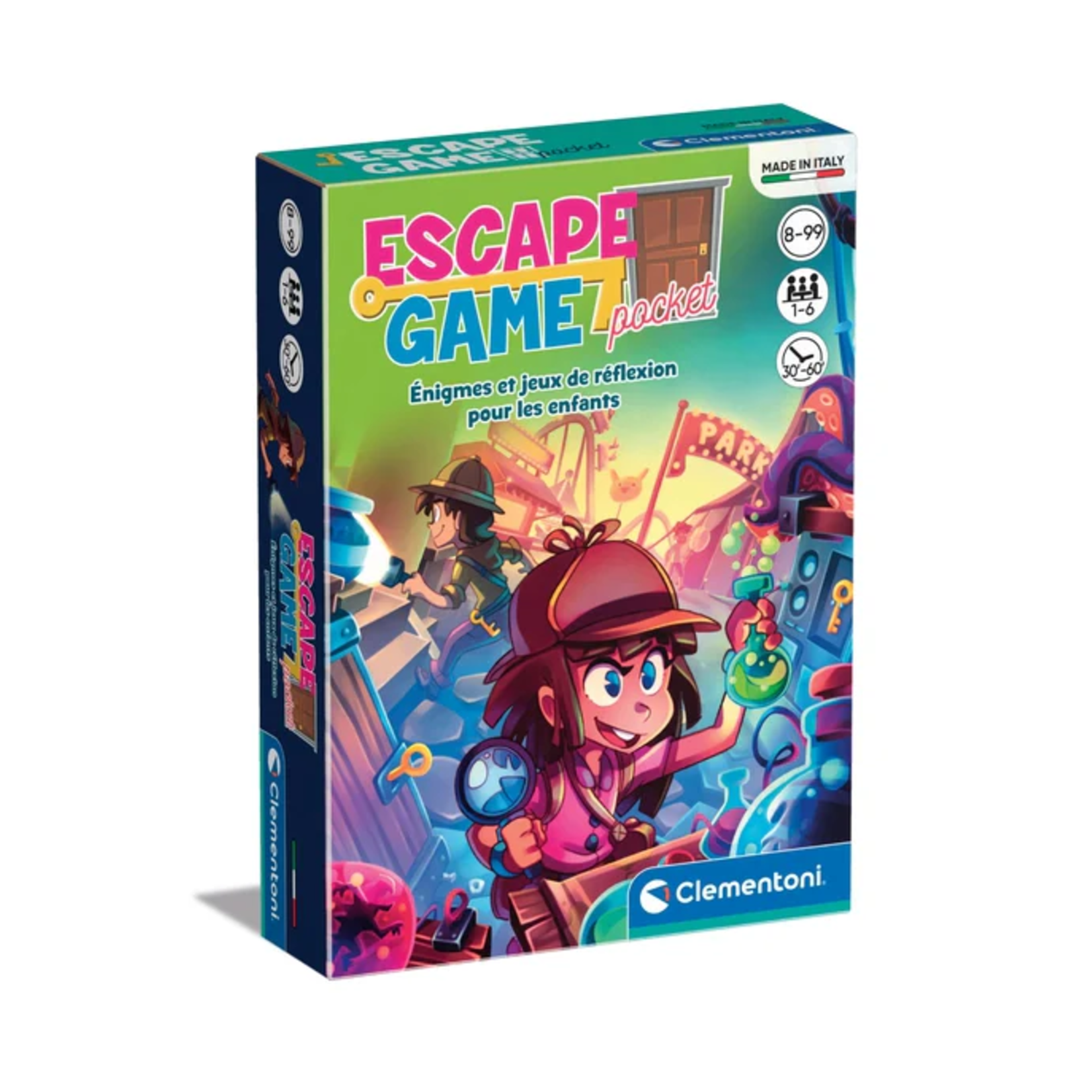 Clementoni Escape Game Pocket - Le Parc d'attraction
