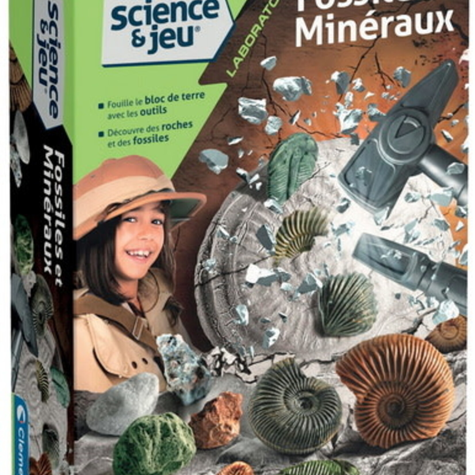 Clementoni Science & jeu - Fossiles et Minéraux