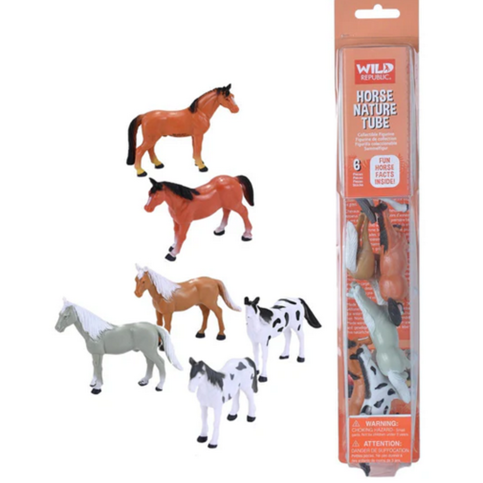 wild republic Nature Tube - Chevaux